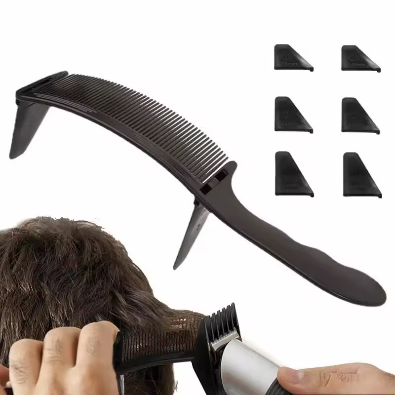Binding Machine Comb - Sisir Potong Rambut Barber Flat Top,