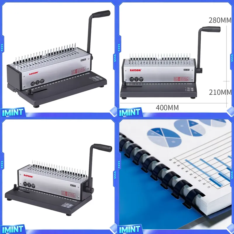Mesin Penjilid Buku Karet Rays - Binding Machine Comb ulasan dan harga