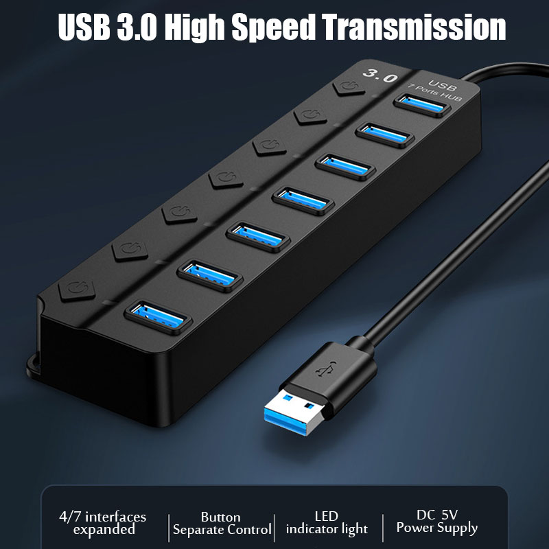 Hub USB USB 3.0 Adaptor Daya M - Multi Port Usb Hub ulasan dan harga