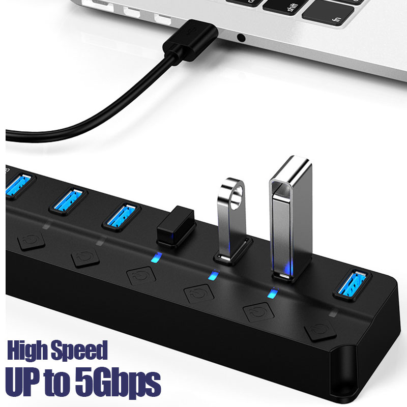 Hub USB USB 3.0 Adaptor Daya M - Multi Port Usb Hub ulasan dan harga