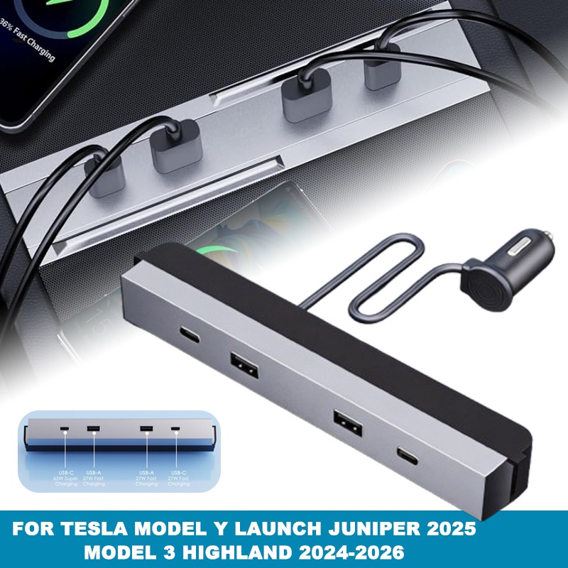 Adaptor Konsol Tengah Mobil Mu - Multi Port Usb Hub ulasan dan harga