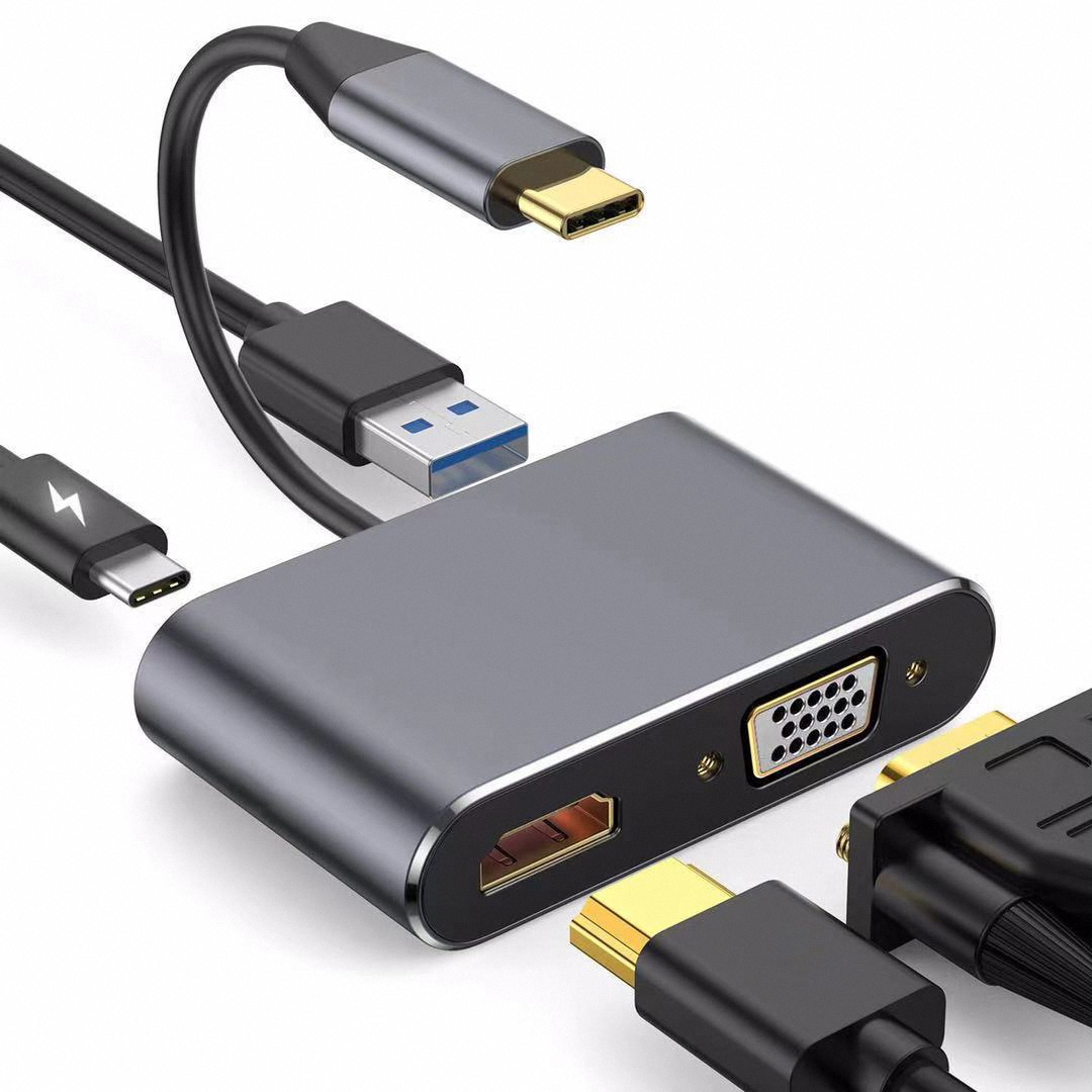 Kabel Video HD 4K USB Type C k - Docking Station Usb C ulasan dan harga