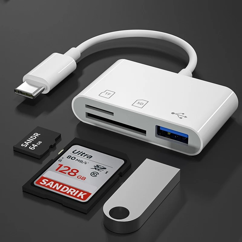 3-in-1, Adaptor Hub Konverter  - Multi Port Usb Hub ulasan dan harga