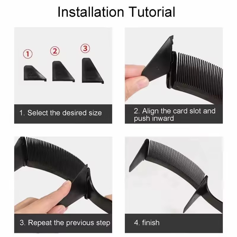Sisir Potong Rambut Barber Fla - Binding Machine Comb ulasan dan harga