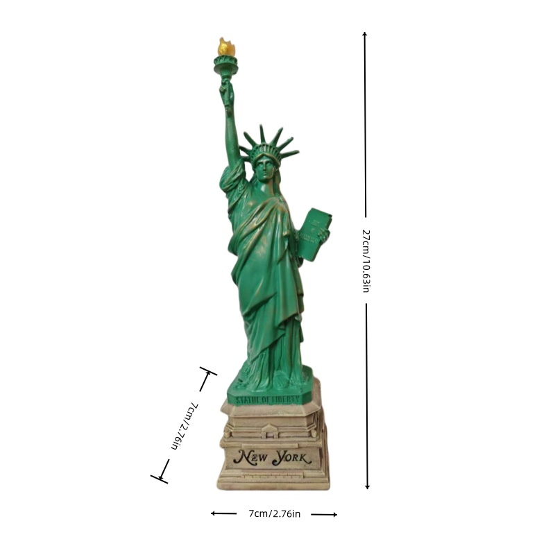 Patung Liberty dari resin, aks - Office Desk Tech Accessories ulasan dan harga