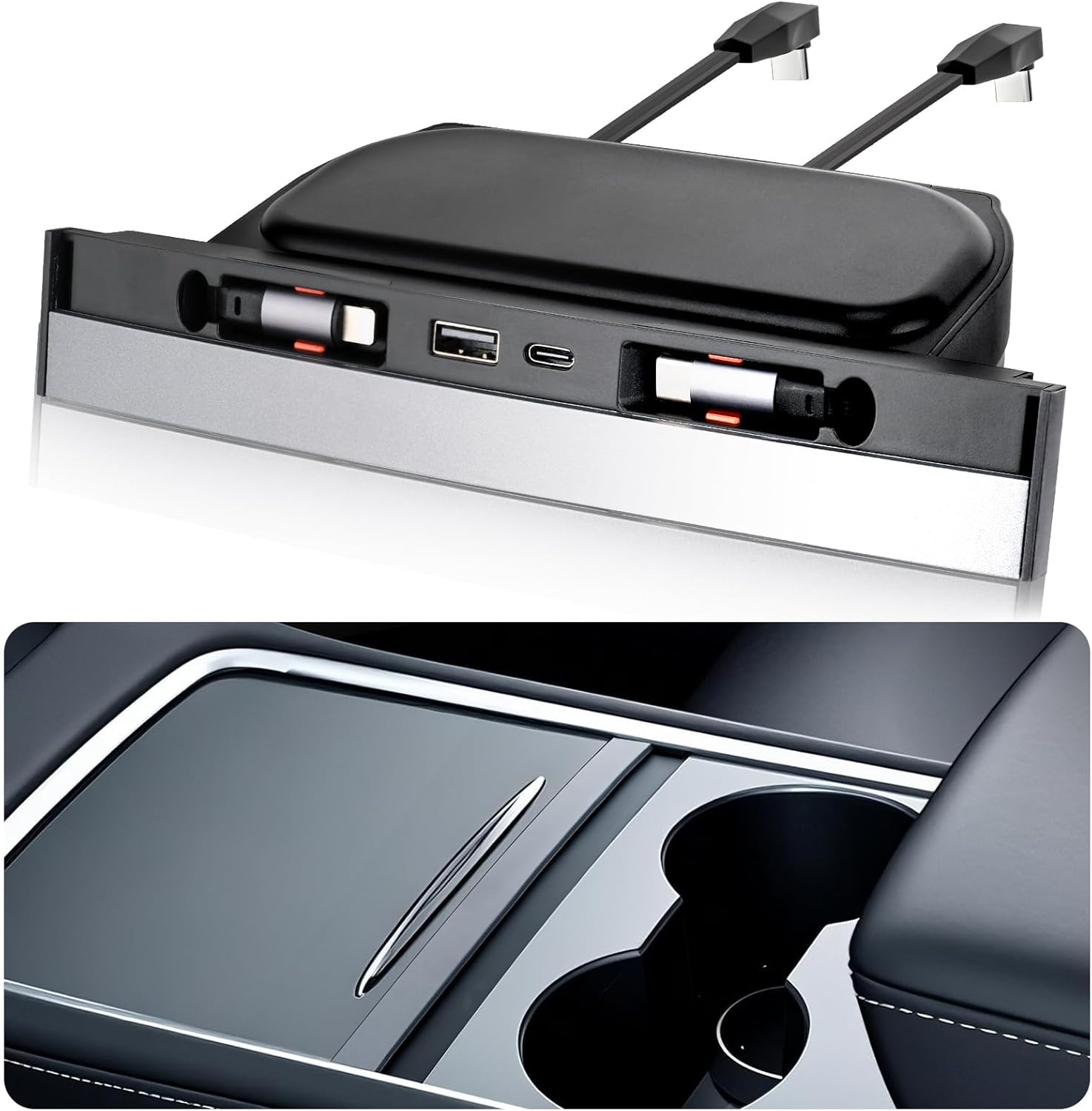 Hub USB untuk Tesla Model Y 20 - Multi Port Usb Hub ulasan dan harga