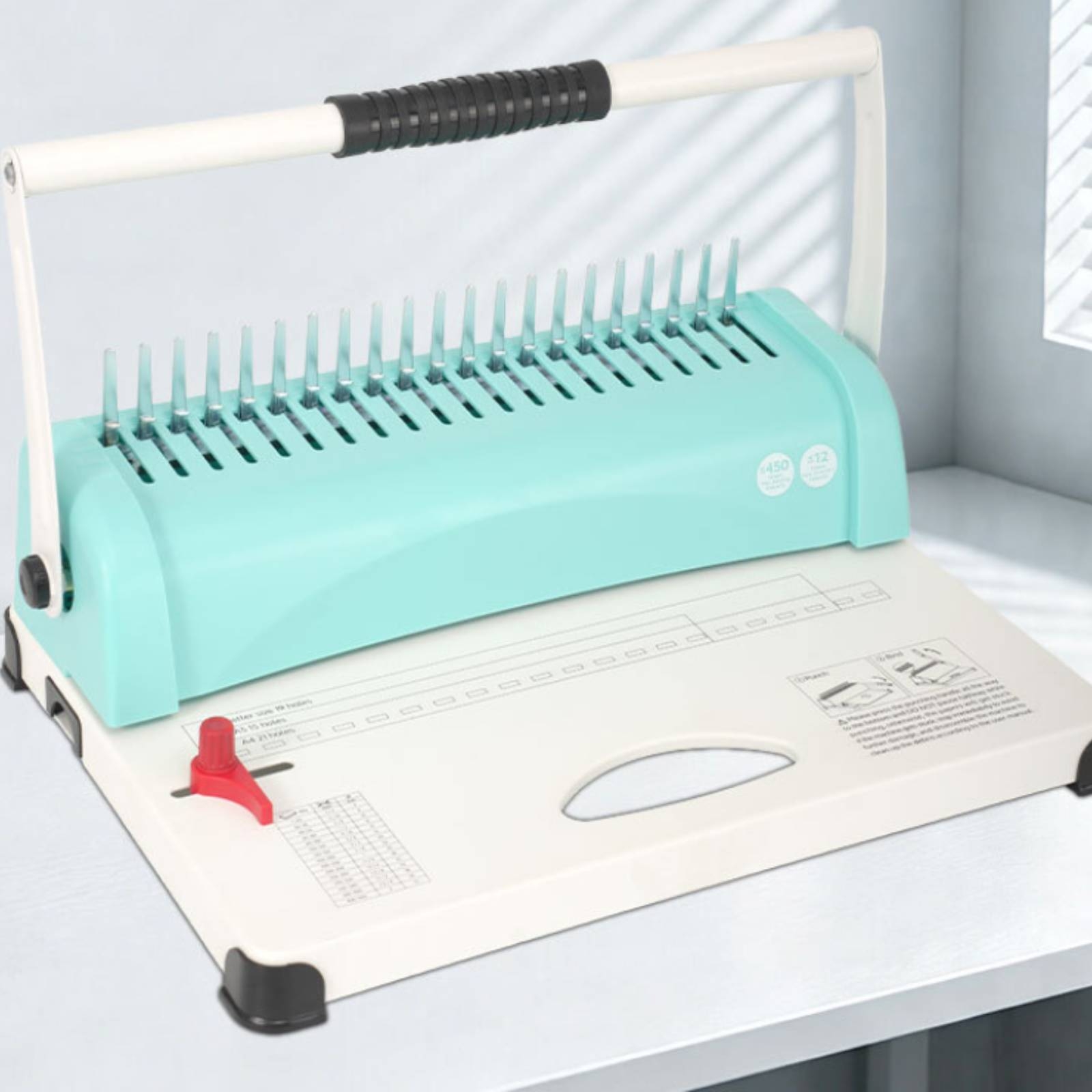 Mesin Penjilid Sisir 21 Lubang - Binding Machine Comb ulasan dan harga