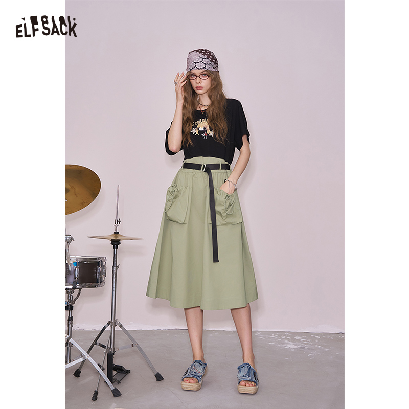 ELFSACK Gaun Utilitas Y2K Kelu - Office Tech Wear ulasan dan harga